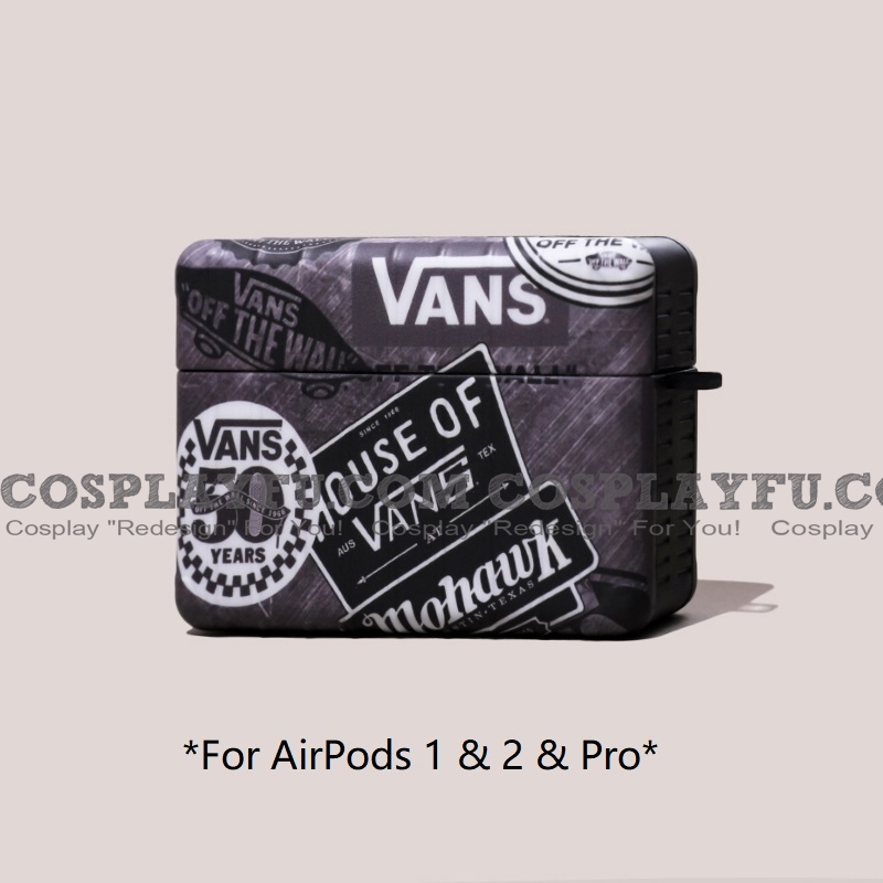 Cute 회색 과 화이트 Old Fashion Suitcase | Airpod Case | Silicone Case for Apple AirPods 1, 2, Pro 코스프레